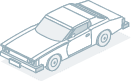 A car with a hood on top. Description generated by AI