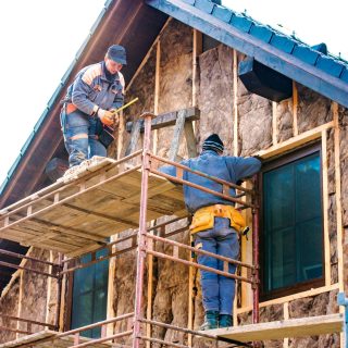 Isolatie voorgevel woning