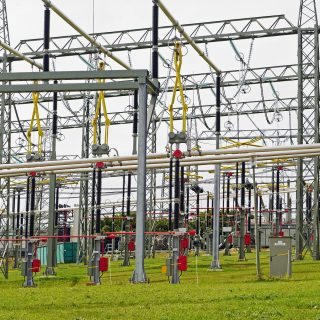 Hoogspanning elektriciteitsnet