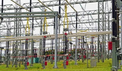 Hoogspanning elektriciteitsnet