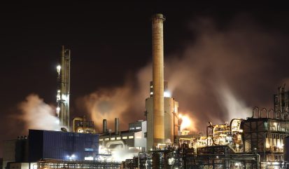 Industrie in de nacht
