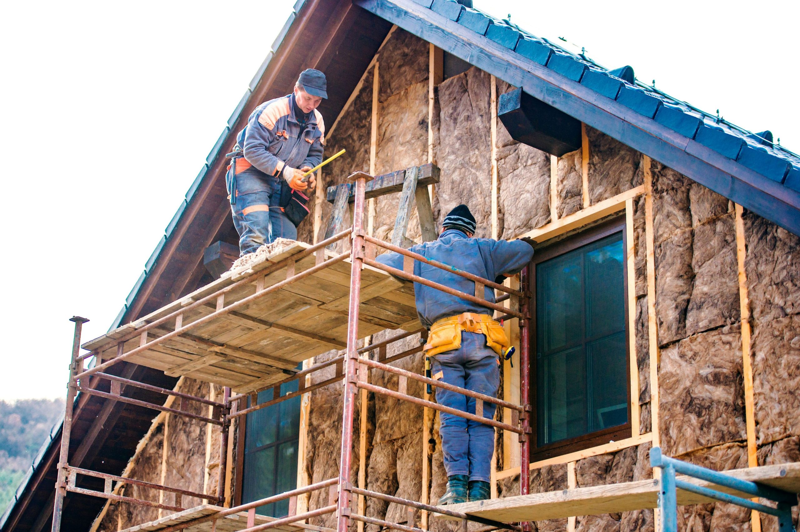 Isolatie voorgevel woning